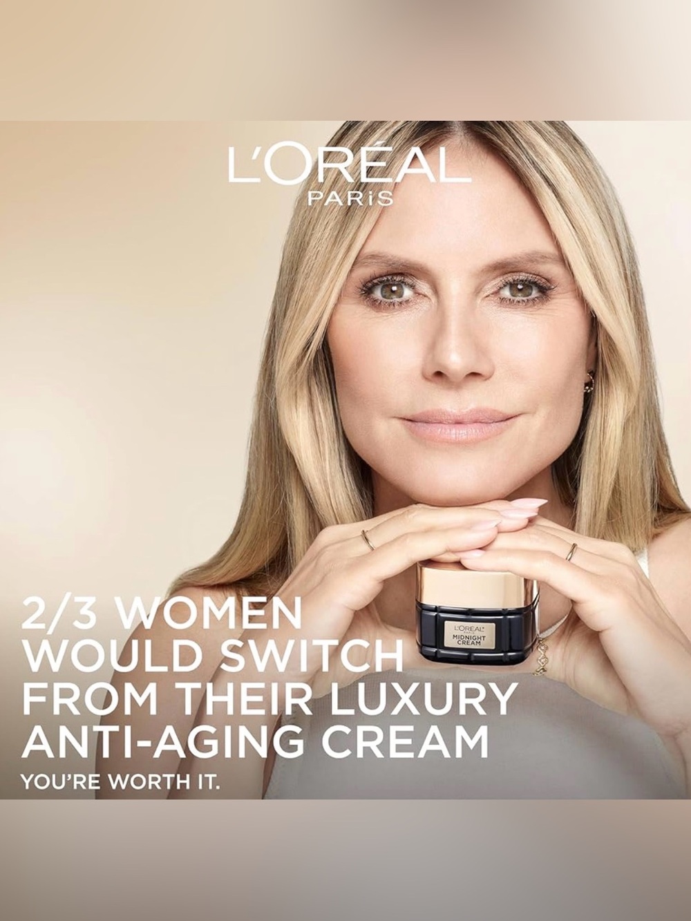 L'Oreal Paris Age Perfect Cell Renewal Midnight Cream Moisturizer 1.7oz X 2 PACK - Picture 11 of 11
